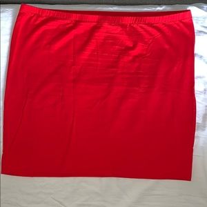 H&M Cotton Mini Skirt - Red - L